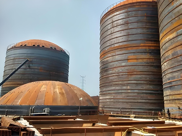 江陵焦粉钢板仓